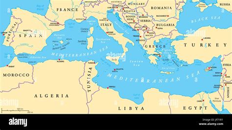 Adriatic Sea World Map – Map Vector