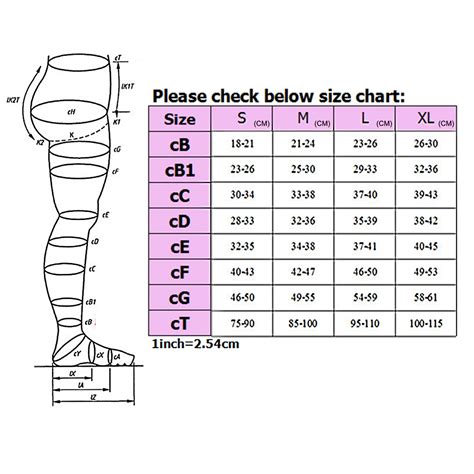 Thigh High Stocking Size Chart – iBikini.cyou