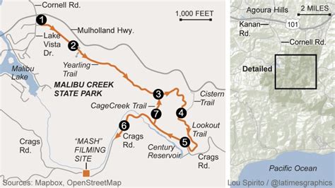 Malibu Creek State Park Map