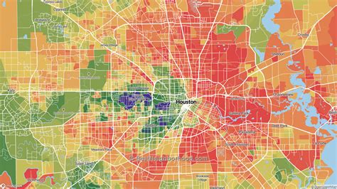 Houston Tx Neighborhoods Map - Map Of Las Vegas Strip