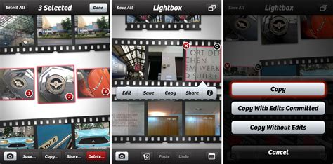 Camera+ iPhone App - Fonts In Use