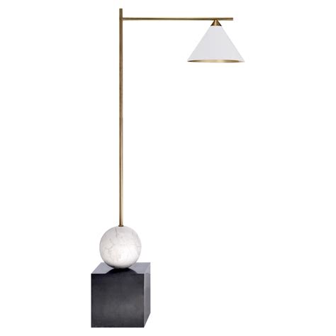 Cleo Floor Lamp | Floor lamp, Bronze floor lamp, Antique brass floor lamp
