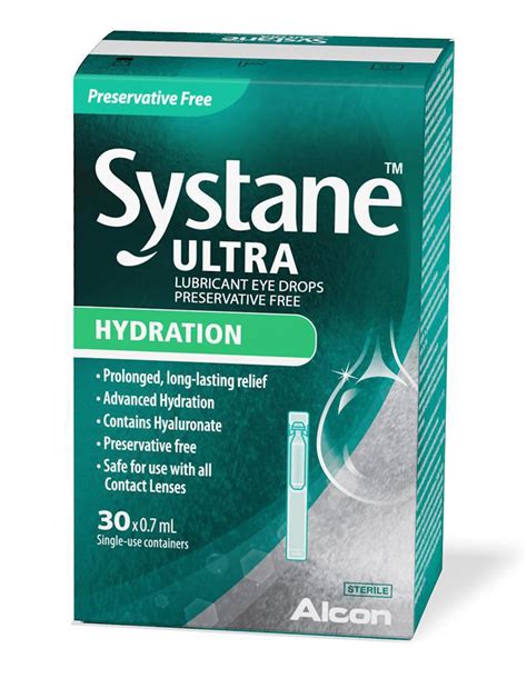 Systane® Ultra Hydration Preservative Free Lubricant Eye Drops ...