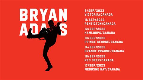 Bryan Adams Adds 2023 Canadian Tour Dates