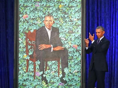 Barack Obama's presidential portrait is already a meme - Business Insider