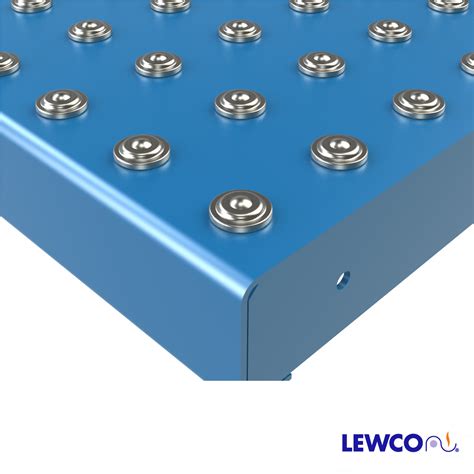 Ball Transfer Table with Surface Mounted Ball Transfers – Lewco Conveyors