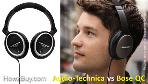 Audio Technica ATH ANC7B vs Bose QuietComfort 25 NC Review - HowzBuy India