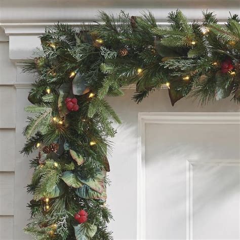 Pre-lit Woodland Christmas Garland | Grandin Road