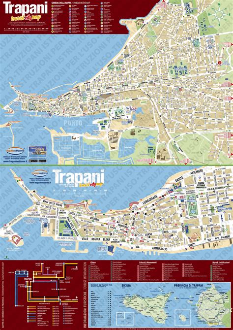 Trapani tourist attractions map