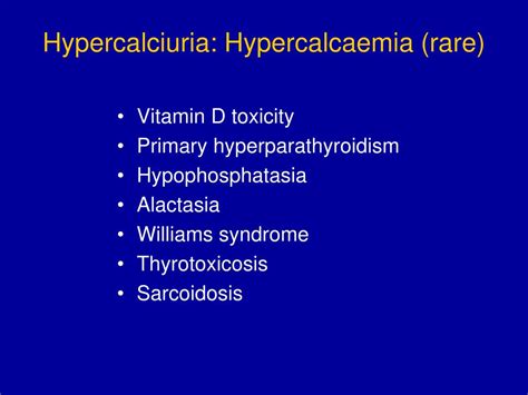 PPT - Hypercalciuria PowerPoint Presentation, free download - ID:387073