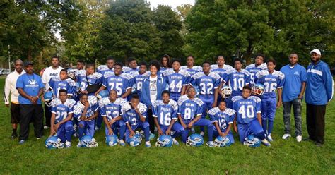 Youth football team plays through adversity