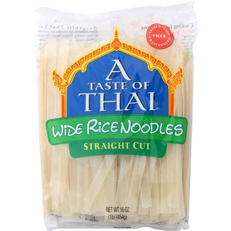 Taste Of Thai Noodles Wide Rice, 16 Oz - Walmart.com - Walmart.com