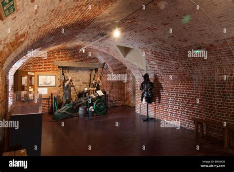 Inside the museum at Southsea Castle Stock Photo - Alamy