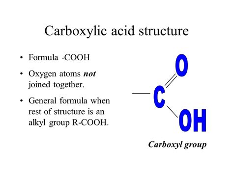 Carboxylic acids - Presentation Chemistry