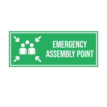 Assembly Point Vector Hd Images, Emergency Assembly Point, Emergency ...