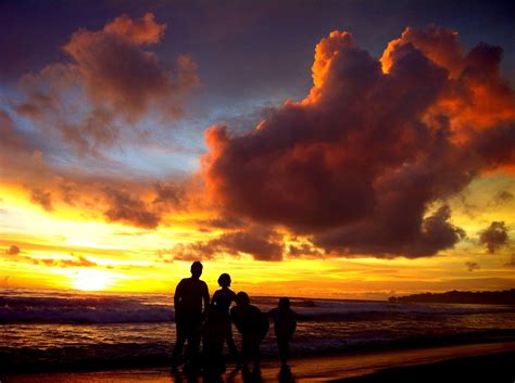 Sawarna Beach - Banten, Indonesia Bring Happiness, Good Day, Sunrise, Celestial, Night, Beach ...