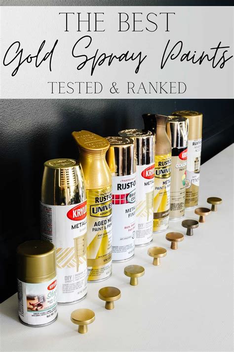 The Best Gold Spray Paints Ranked - DESIGN IT. STYLE IT.