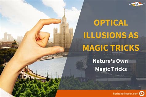 Perform Optical Illusions as Magic Tricks
