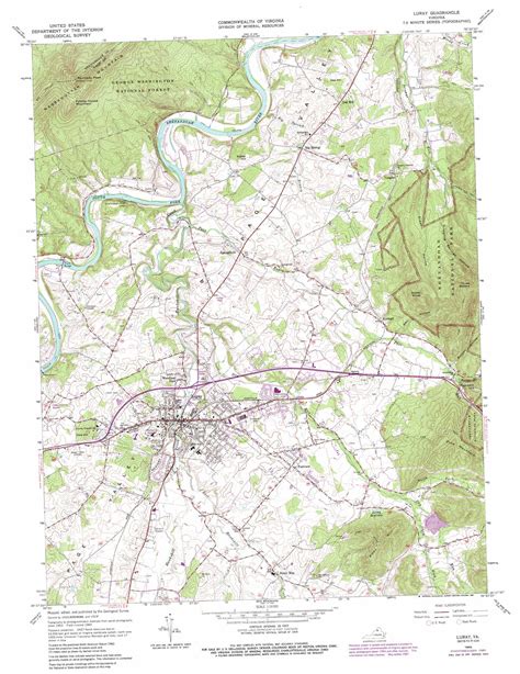 Luray topographic map, VA - USGS Topo Quad 38078f4