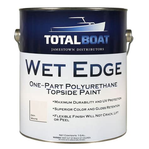 TotalBoat Wet Edge Marine Topside Paint for Boats, Fiberglass, and Wood ...