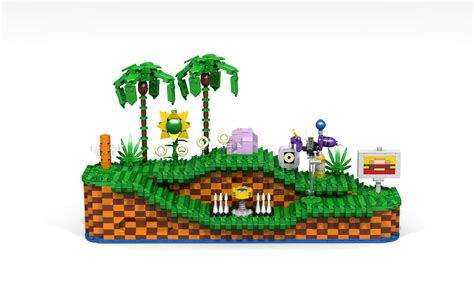 LEGO IDEAS - Sonic The Hedgehog: Green Hill Zone Modular Level Set