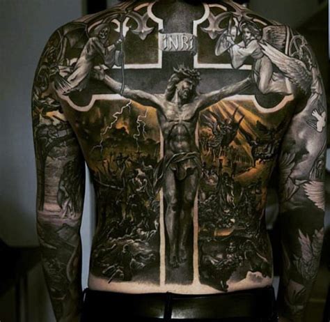 60 Catholic Tattoos For Men - Religious Design Ideas