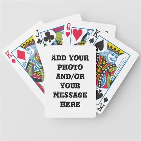 Personalize Customizable Deck of Playing Cards | Zazzle