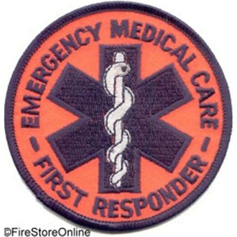 Patch - First Responder (Orange/Navy)