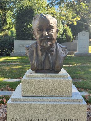 Colonel Sanders' Grave – Louisville, Kentucky - Gastro Obscura