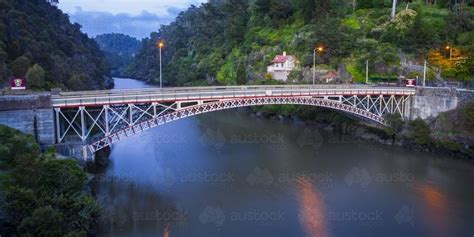 Image of King's Bridge and Cataract Gorge - Austockphoto