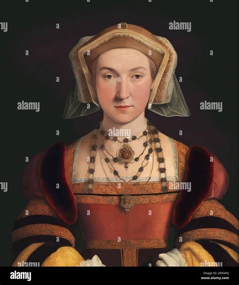 Anne of cleves portrait Stock Vector Images - Alamy