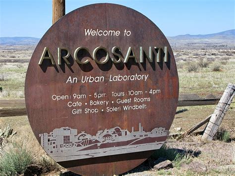 Arcosanti entrance sign | This being Earth Day - I decided t… | Flickr