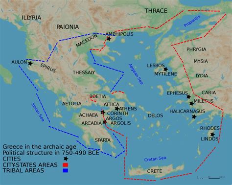 Ancient Greek Cities Map – Georgia Map