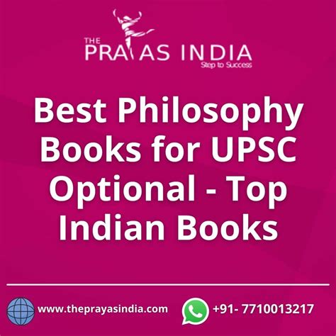 Best Philosophy Books for UPSC Optional - Top Indian Books