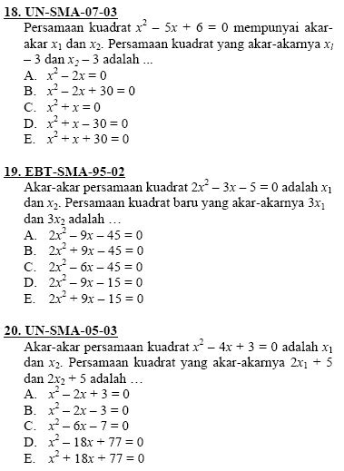 Soal Soal Aplikasi Persamaan Kuadrat Dalam Kehidupan Sehari Hari | Hot ...