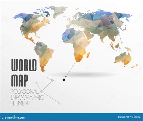 World Map And Information Graphics Royalty Free Stock Photography - Image: 35867557