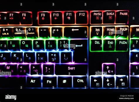 Custom Backlit Keyboard Colors