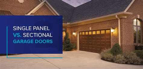 Single Panel vs Sectional Garage Doors - Which Is Better?