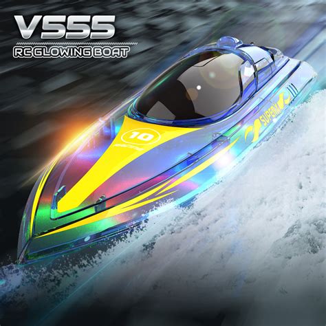 Flytec V555 2.4GHz Racing RC Boats Green One Battery