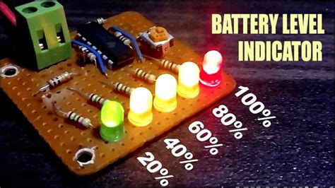 How to Make Battery Level Indicator DIY - TRONICSpro