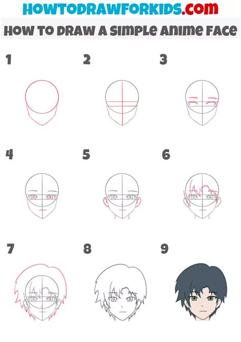 How to Draw an Anime Face | Anime drawings for beginners, Learn to draw ...