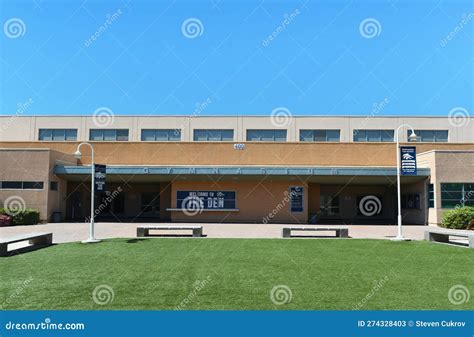 IRVINE, CALIFORNIA - 2 APR 2023: the Gymnasium on the Campus of ...