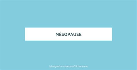 Définition de mésopause | Dictionnaire français