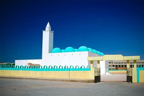 The view to Ibn Abbas mosque in Nouakchott in Mauritania | High-Quality Architecture Stock ...