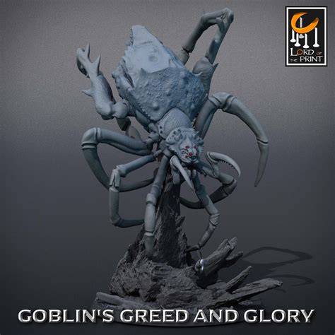 Giant Spider V9 Premium Dnd Miniature Mini 28mm 32mm up to 100mm Resin ...