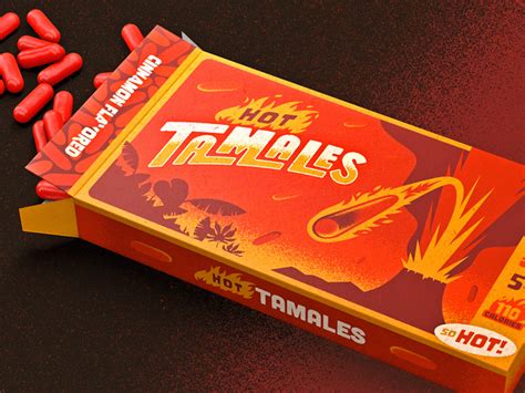 Candy Box Redesign - Hot Tamales Edition by Caleb Bol on Dribbble