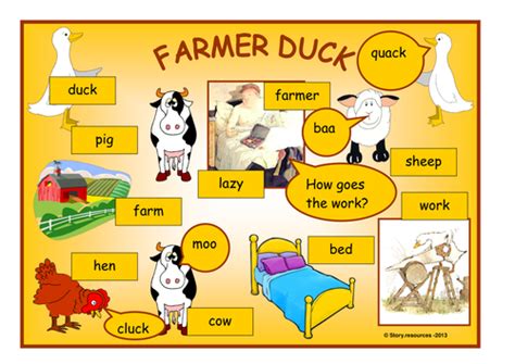 FARMER DUCK STORY BOOK RESOURCE EYFS LITERACY KS1 | Teaching Resources