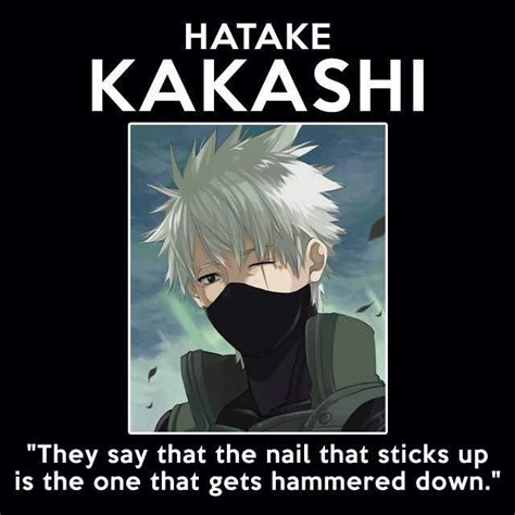 Random Kakashi Quotes | Anime Amino | Kakashi, Naruto shippuden anime, Kakashi sensei