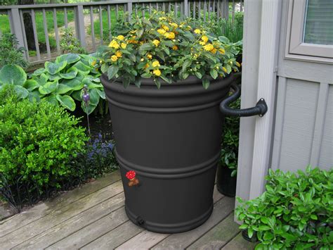 Rain Barrel EarthMinded 65 Gallons (Charcoal) | San Diego Drums And Totes