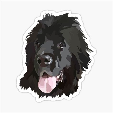 "Newfoundland Doodle" Sticker for Sale by Poohdlesdoodles | Redbubble